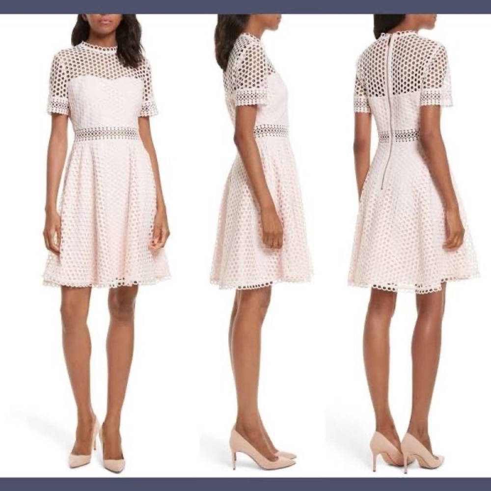 Ted Baker Graycee skate lace dress size 3